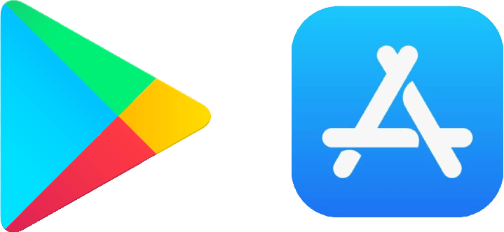 Available on Google Play and the App Store